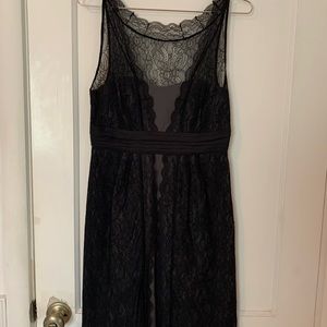 Moulinette Soeurs Canopy Shadow Black Lace Dress Size 4P